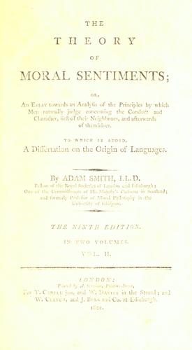 La Teoría de los Sentimientos Morales
