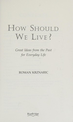 ¿Cómo Deberíamos Vivir?