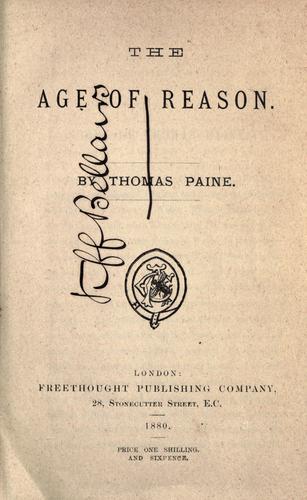 The Age of Reason