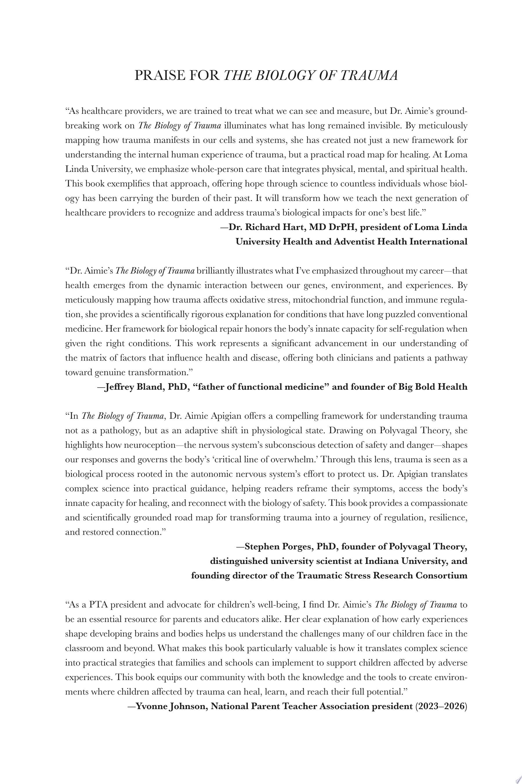 The Biology of Trauma