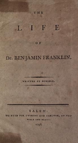 Autobiography of Benjamin Franklin